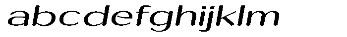 Shiftea Extra Bold Exp Italic FONT