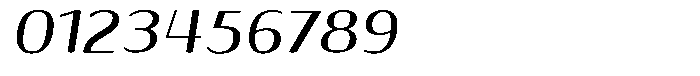 Shiftea Extra Bold Italic Font OTHER CHARS