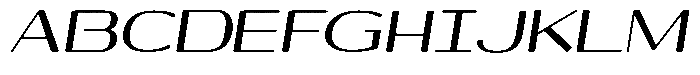 Shiftea Extra Bold Italic Font UPPERCASE