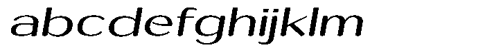 Shiftea Extra Bold Sem Exp Italic FONT