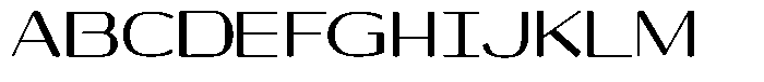 Shiftea Extra Bold Semi Condensed Font UPPERCASE