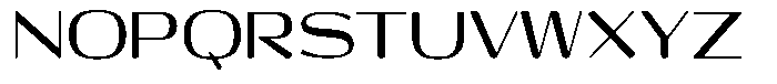 Shiftea Extra Bold Semi Condensed Font UPPERCASE