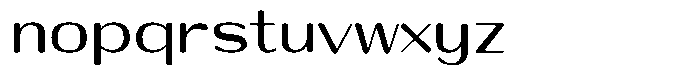 Shiftea Extra Bold Semi Condensed Font LOWERCASE