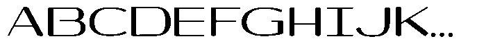 Shiftea Extra Bold Semi Expanded Font UPPERCASE