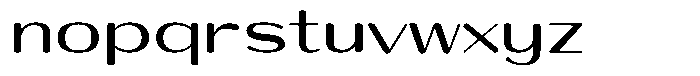 Shiftea Extra Bold Semi Expanded Font LOWERCASE