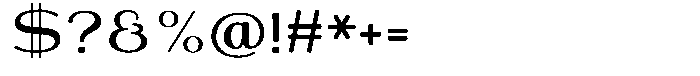Shiftea Extra Bold Font OTHER CHARS
