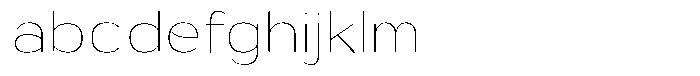 Shiftea Extra Light Condensed FONT