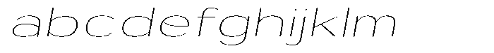 Shiftea Extra Light Exp Italic FONT