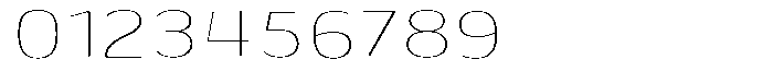 Shiftea Extra Light Expanded Font OTHER CHARS