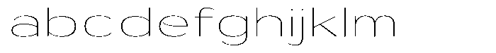 Shiftea Extra Light Expanded FONT