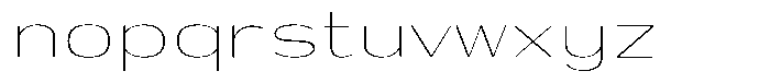 Shiftea Extra Light Sem Exp Font LOWERCASE