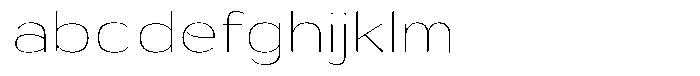 Shiftea Extra Light Semi Condensed FONT