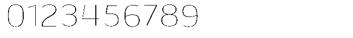 Shiftea Extra Light Font OTHER CHARS