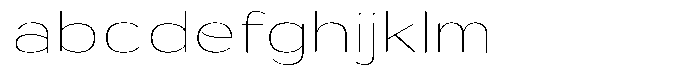 Shiftea Extra Light FONT