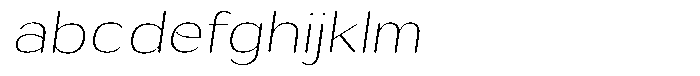 Shiftea Light Condensed Italic FONT