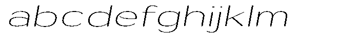 Shiftea Light Expanded Italic FONT