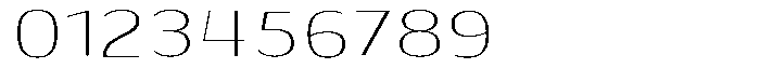 Shiftea Light Expanded Font OTHER CHARS