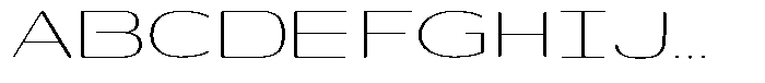 Shiftea Light Expanded Font UPPERCASE