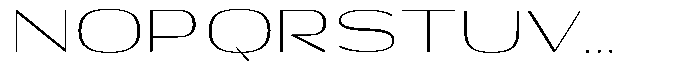 Shiftea Light Expanded Font UPPERCASE
