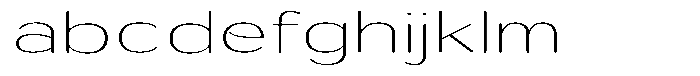 Shiftea Light Expanded FONT