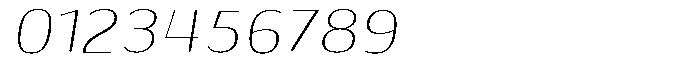 Shiftea Light Italic Font OTHER CHARS
