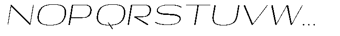 Shiftea Light Sem Exp Italic Font UPPERCASE