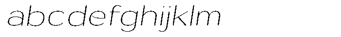 Shiftea Light Semi Condensed Italic FONT
