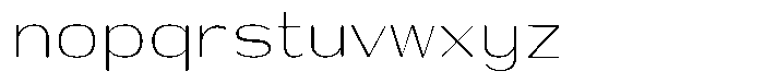 Shiftea Light Semi Condensed Font LOWERCASE