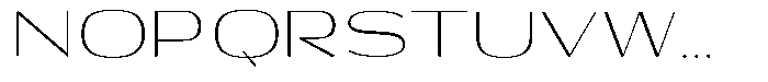 Shiftea Light Semi Expanded Font UPPERCASE