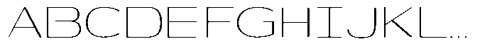 Shiftea Light Font UPPERCASE