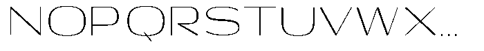 Shiftea Light Font UPPERCASE