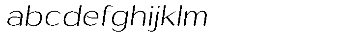 Shiftea Medium Condensed Italic FONT