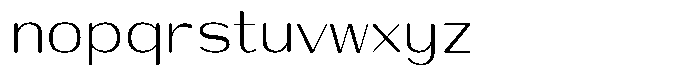 Shiftea Medium Condensed Font LOWERCASE