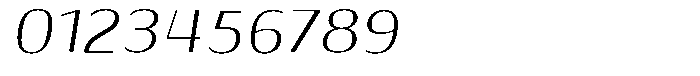 Shiftea Medium Italic Font OTHER CHARS