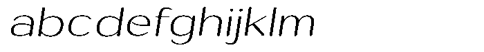 Shiftea Medium Semi Condensed Italic FONT
