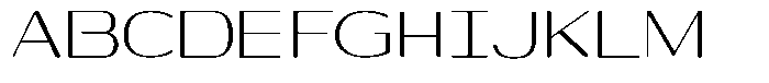 Shiftea Medium Semi Condensed Font UPPERCASE