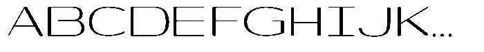 Shiftea Medium Semi Expanded Font UPPERCASE