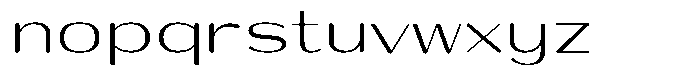 Shiftea Medium Semi Expanded Font LOWERCASE