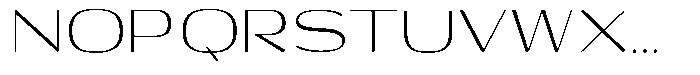 Shiftea Regular Font UPPERCASE