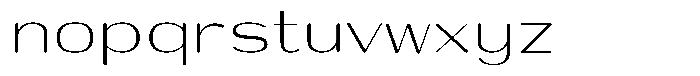 Shiftea Regular Font LOWERCASE