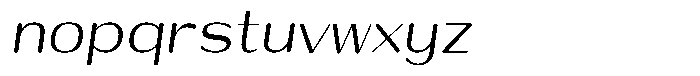 Shiftea Sem Bold Condensed Italic Font LOWERCASE