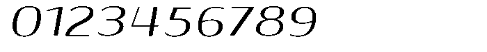 Shiftea Sem Bold Exp Italic Font OTHER CHARS