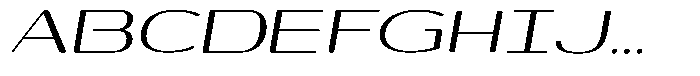 Shiftea Sem Bold Exp Italic Font UPPERCASE