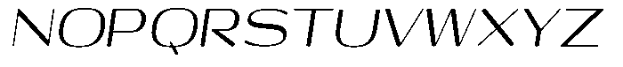 Shiftea Sem Bold Semi Condensed Italic Font UPPERCASE