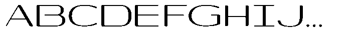 Shiftea Semi Bold Expanded Font UPPERCASE