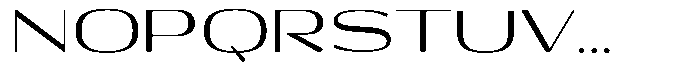 Shiftea Semi Bold Expanded Font UPPERCASE
