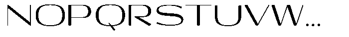 Shiftea Semi Bold Semi Expanded Font UPPERCASE