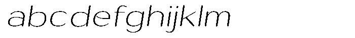Shiftea Semi Condensed Italic FONT