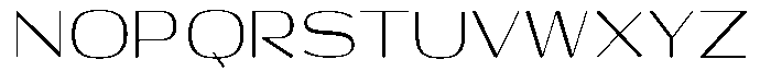 Shiftea Semi Condensed Font UPPERCASE