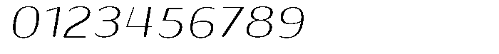 Shiftea Semi Expanded Italic Font OTHER CHARS